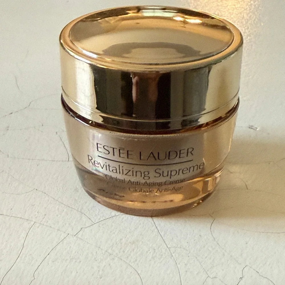 Estee Lauder Revitalizing Supreme Global Anti-Aging Creme Gold Travel Size 0.5OZ